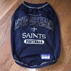 New Orlean Saints Dog Shirt - L